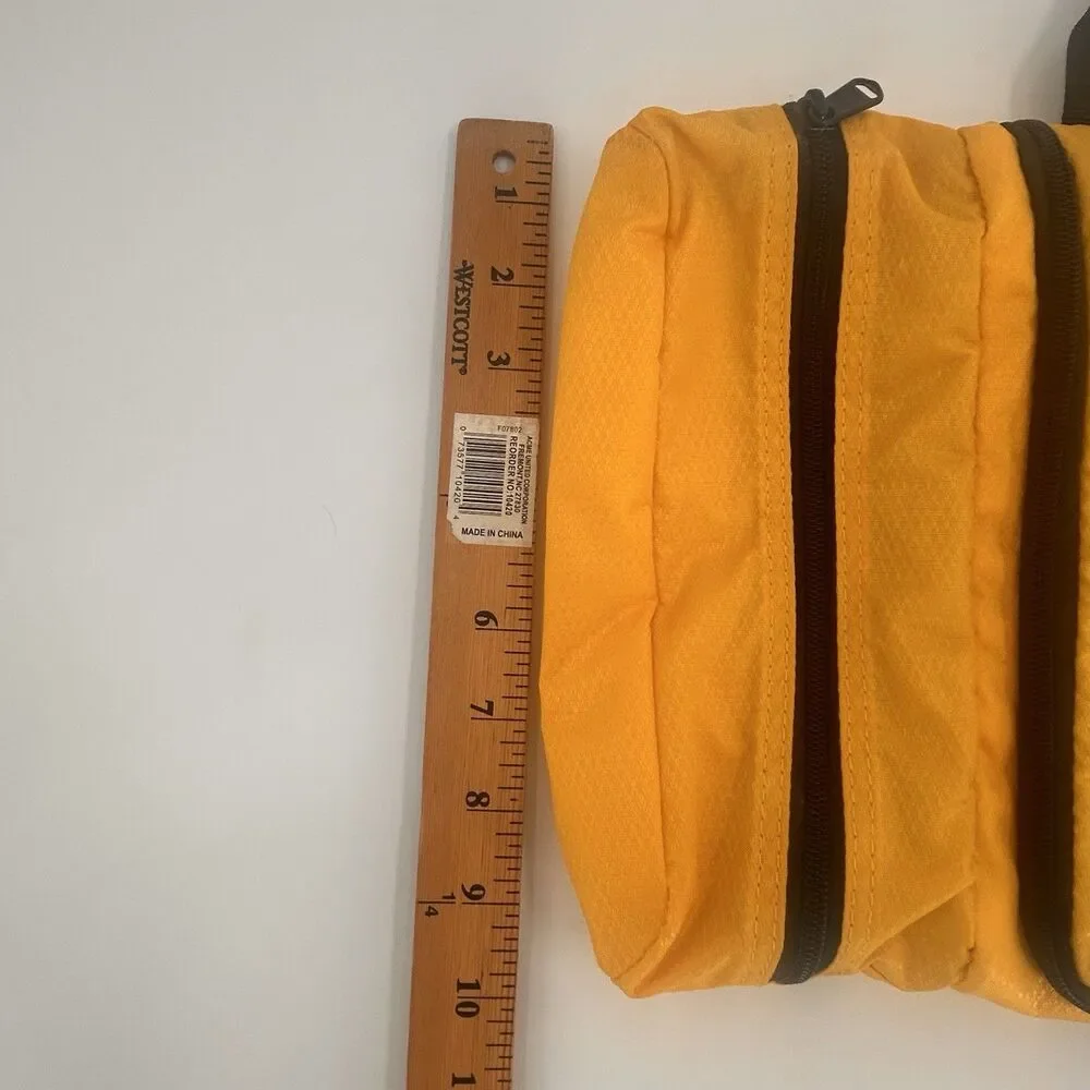 eBags Pack-it-Flat Hanging Toiletry Kit Yellow Travel Organizer Fast Shipping